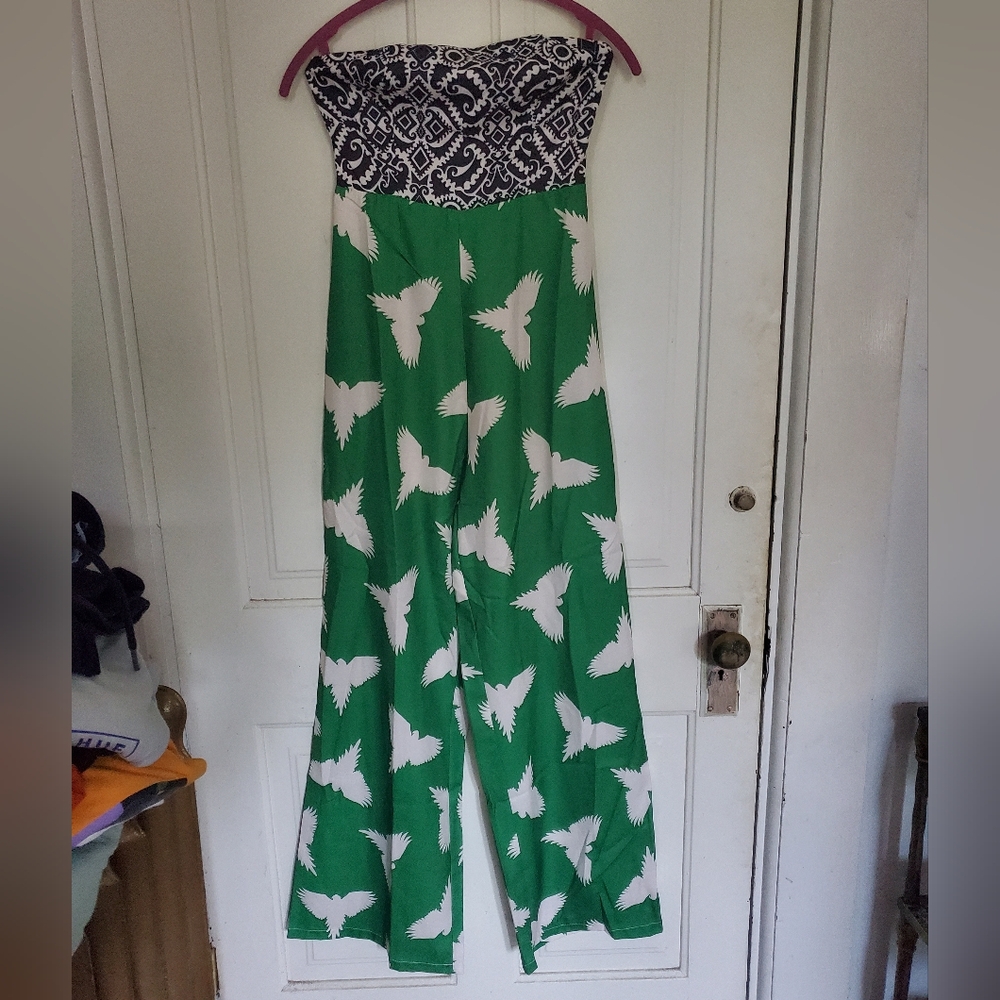 Endless Moon Strapless Jumpsuit